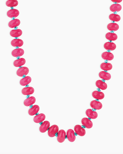 Palma Necklace - Pink Quartz