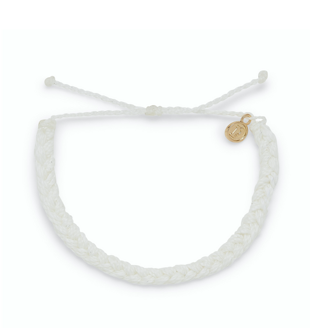 Braided Bracelet - White