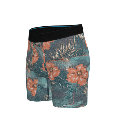 Coco Palms Boxer Brief - Teal