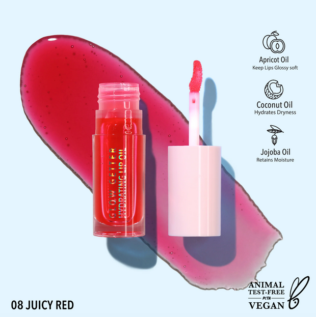 Glow Getter Hydrating Lip Oil - Juicy Red