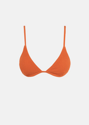 Isla Rib Bralette Top - Chili