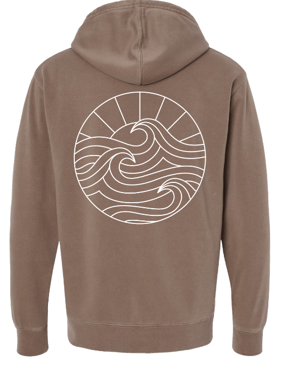 Gypsy Life Surf Shop OG Logo Hoodie -  Pigment Clay