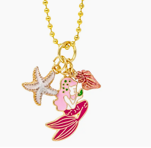 Tiny Treats gold charm necklace - assorted
