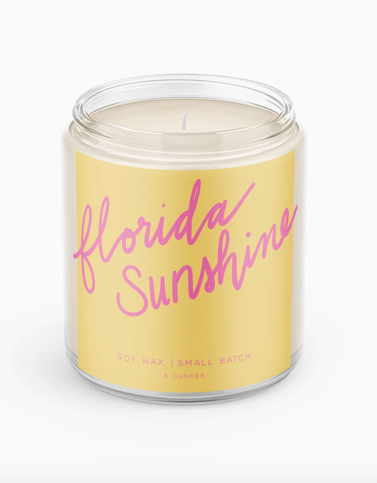 Florida Sunshine: 8 oz Soy Wax