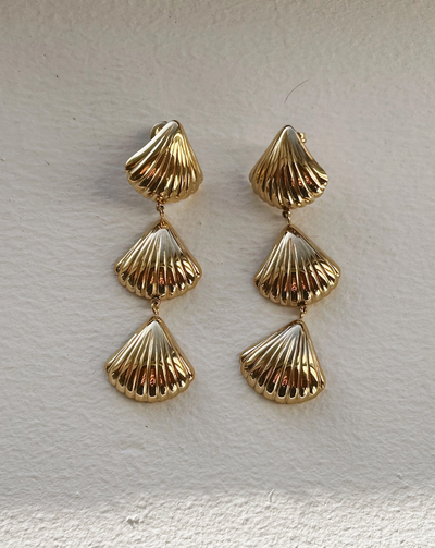 Sirena Shell Drop Earrings