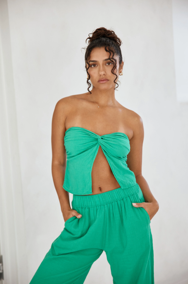 Cora Top - Emerald Green