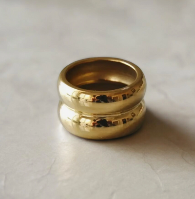 Mia Statement Ring - Gold