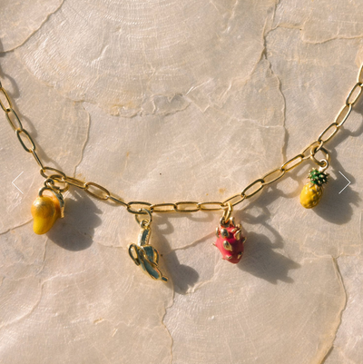 Passionfruit Charm Necklace