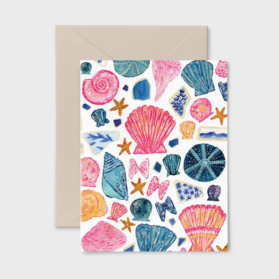 Seashell Treasures Greeting Card
