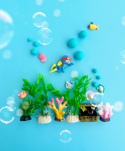 Ocean Explorer (Blue Hawaiian) Kiddough Play Kit