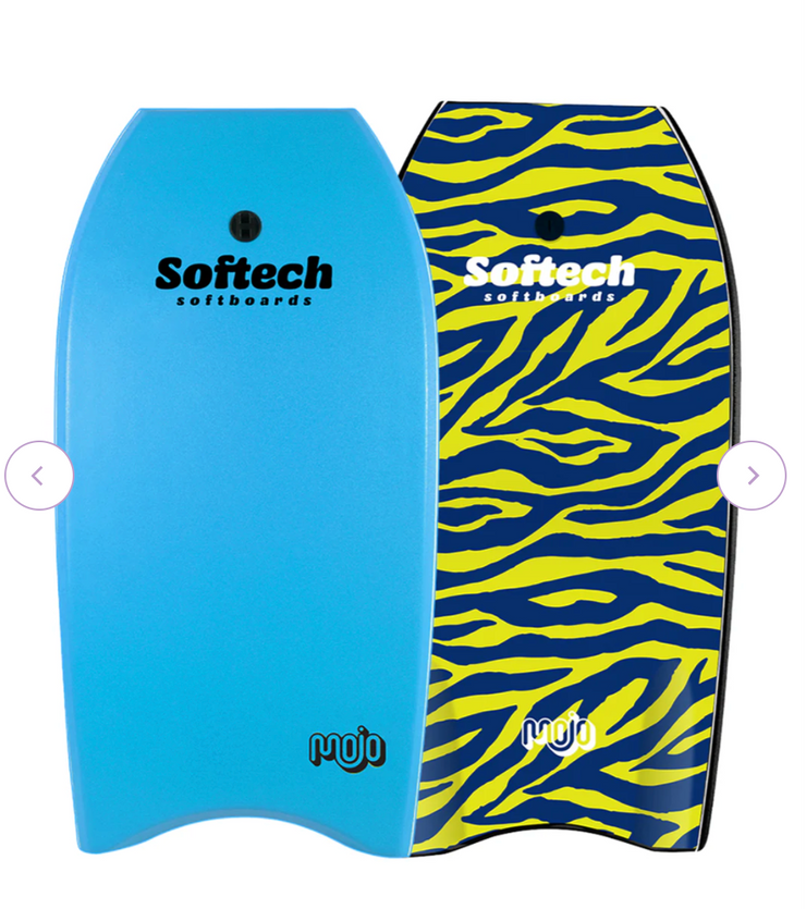 40" Mojo Bodyboard - Sky Blue Zebra