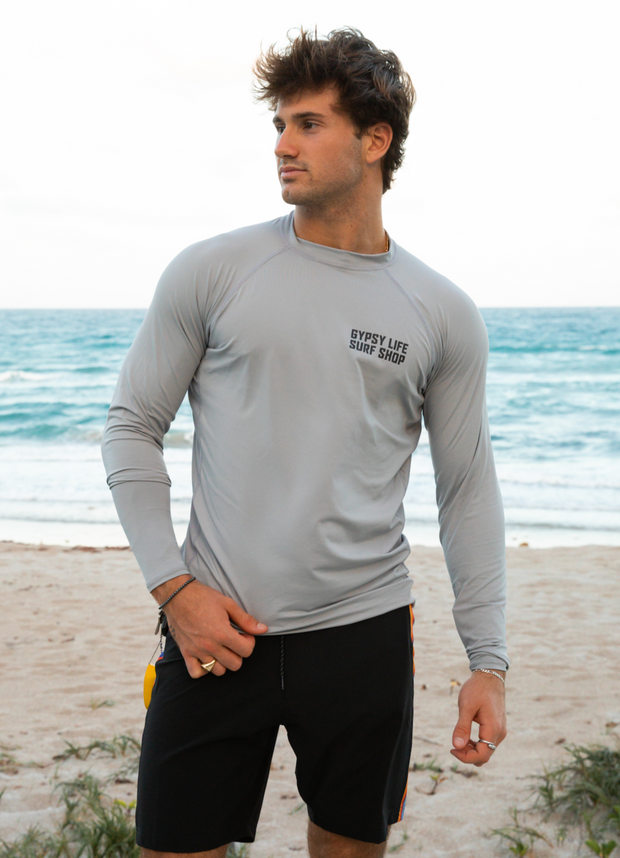 Men's 5 Flex LS Sun Shirt - Grey