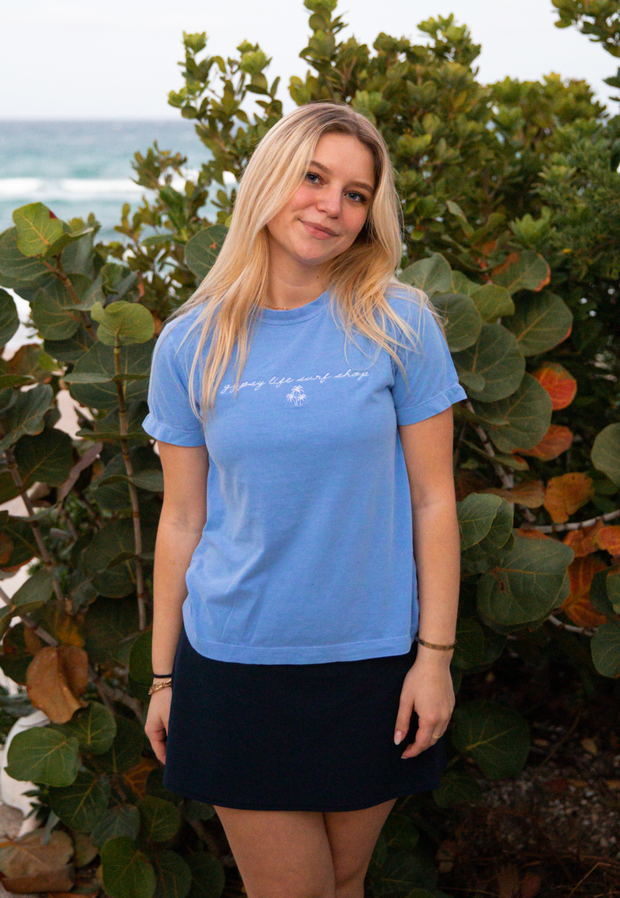 Gypsy Life Pilot Program Tee - Periwinkle