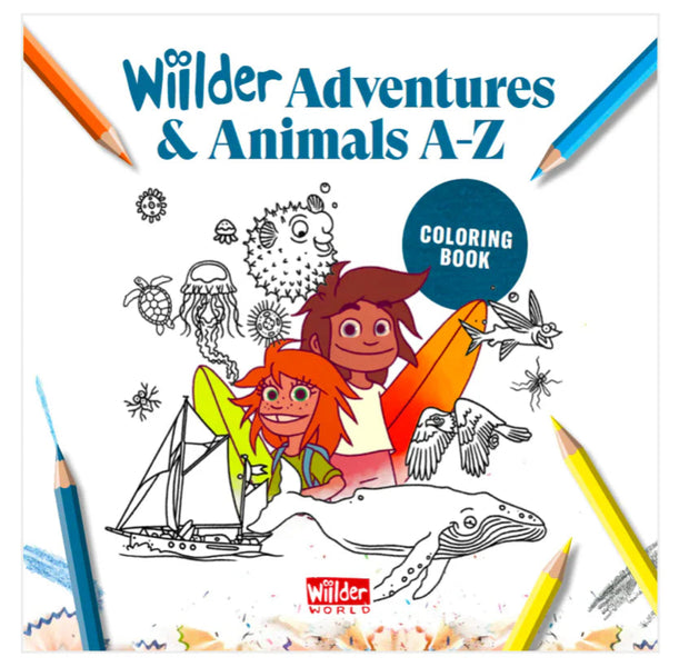 Wiilder Adventures & Animals A-Z: Coloring book