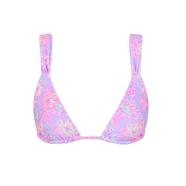 Slide Bralette Bikini Top - Lilac Love