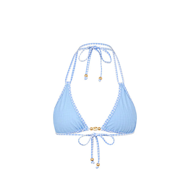 Simple Strap Halter Bikini Top - Skinny Dip