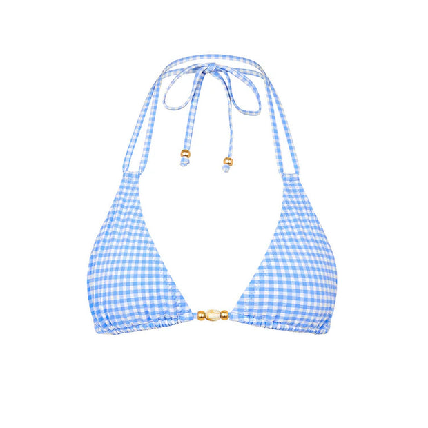 Simple Strap Halter Bikini Top - Skinny Dip