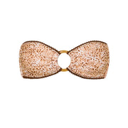 Decorative Strapless Bikini Top - Wild Skies