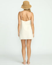 Summer Love Mini Slip Dress - Salt Crystal