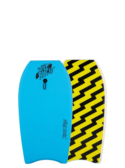 42" Shockwave Bodyboard - Blue/Lemon Bolt