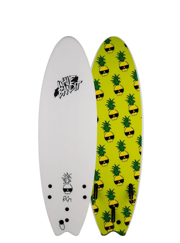 6"6' Performer x Ben Gravy (Tri Fin) - White
