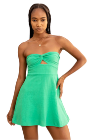 Zoey Dress- Emerald Green
