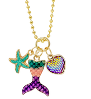 Tiny Treats gold charm necklace - assorted