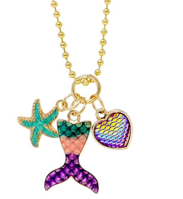 Tiny Treats gold charm necklace - assorted