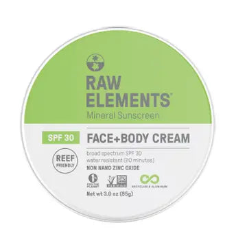 Raw Elements Face and Body Tin SPF 30