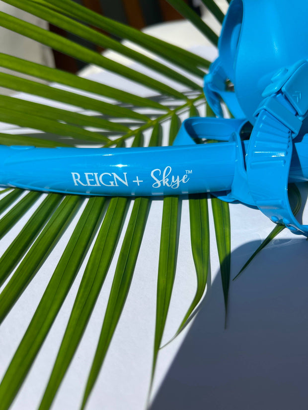 Dive Mask and Snorkel Set: Blue
