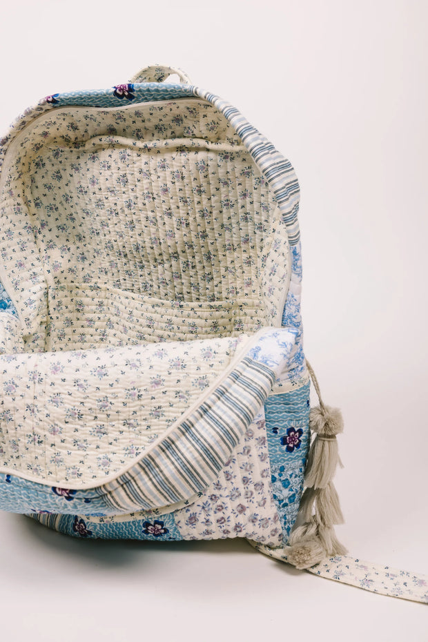 Quinn Patchwork Quilted Backpack