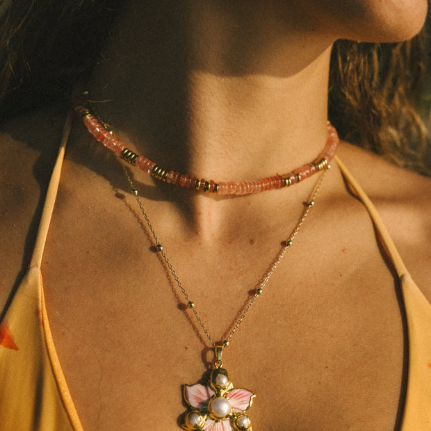 Sea Glass Necklace - Voyage By Paris