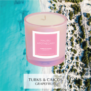 Iridescent Pink Candle - MONTAUK