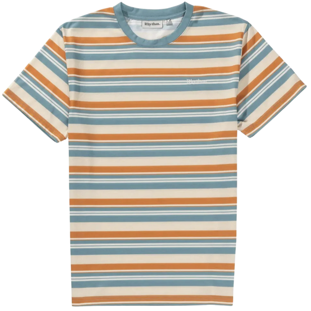 Everyday Stripe Ss T-Shirt - Mineral Blue