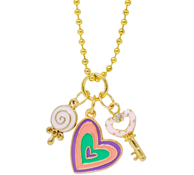 Tiny Treats gold charm necklace - assorted