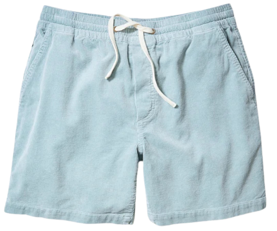 6" Saturday Corduroy Short - Sterling Blue