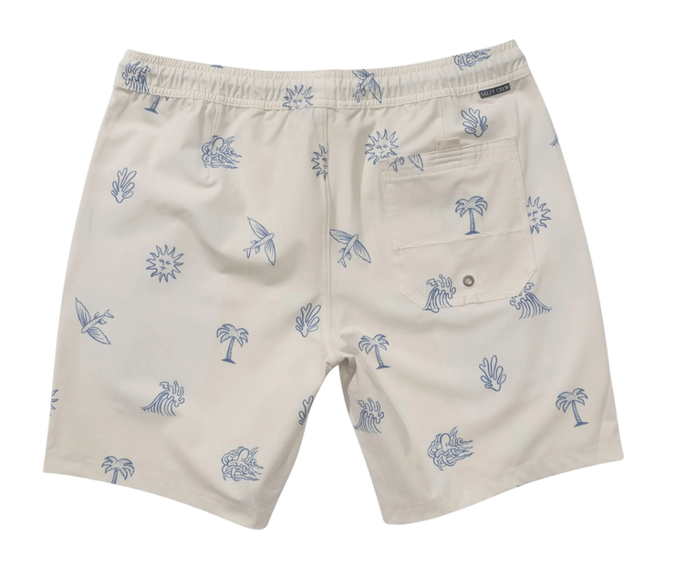 Good Vibes Volley Short - Stone