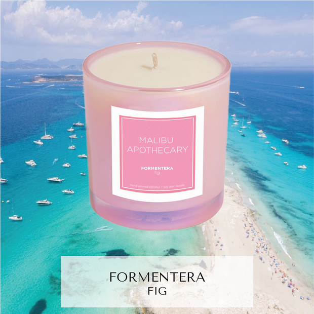 Iridescent Pink Candle - MONTAUK