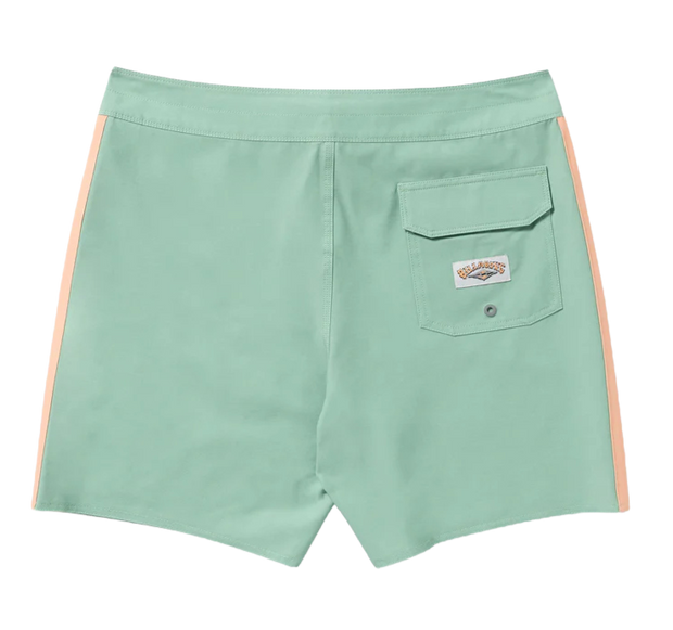 Kirra Pro Performance 18" Boardshorts - MIST GREEN