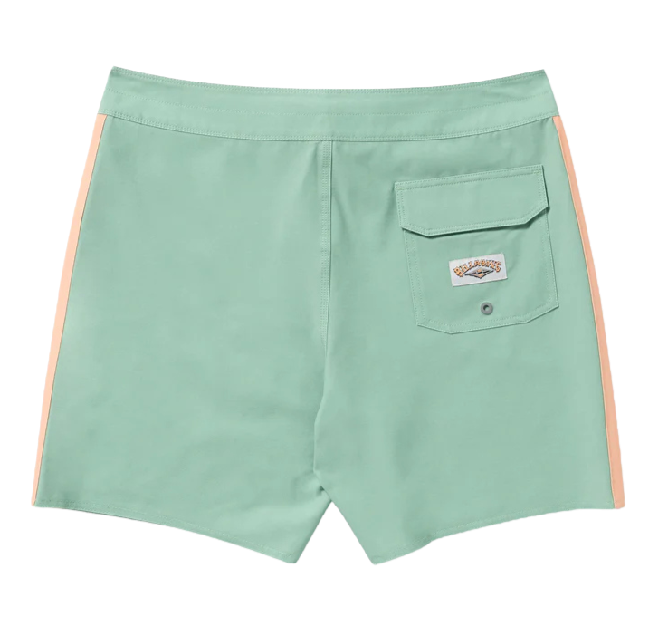 Kirra Pro Performance 18" Boardshorts - MIST GREEN