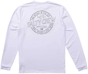 Skewed Long Sleeve Sunshirt - White
