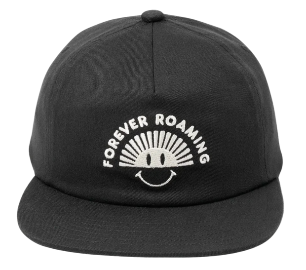Layover Strapback Hat - Black/Grey