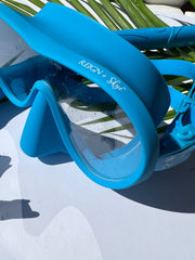 Dive Mask and Snorkel Set: Blue