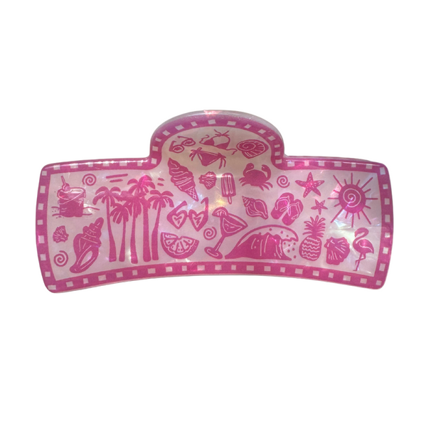 Beach Barbie Hair Claw