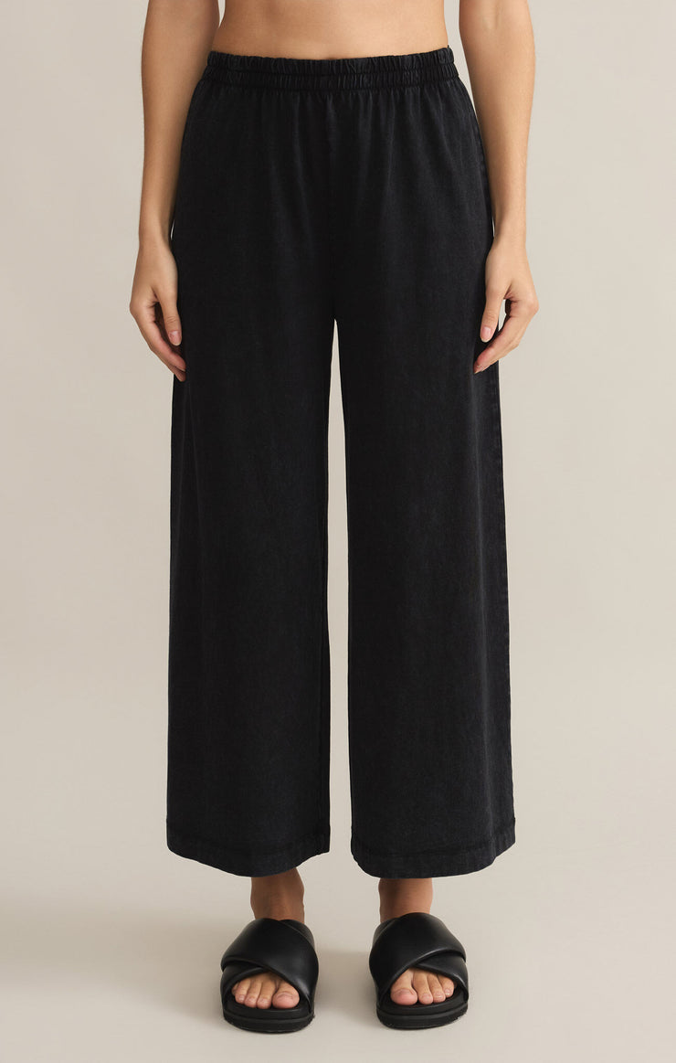 Scout Jersey Flare Pant - Black