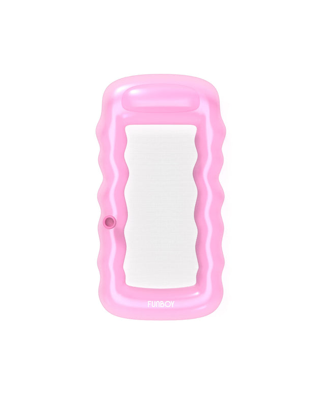 Clear Pink Mesh Lounger