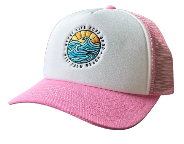 Gypsy Life Foamy Trucker Hat - Pink
