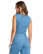 Indigo Skies Top - Salt Washed