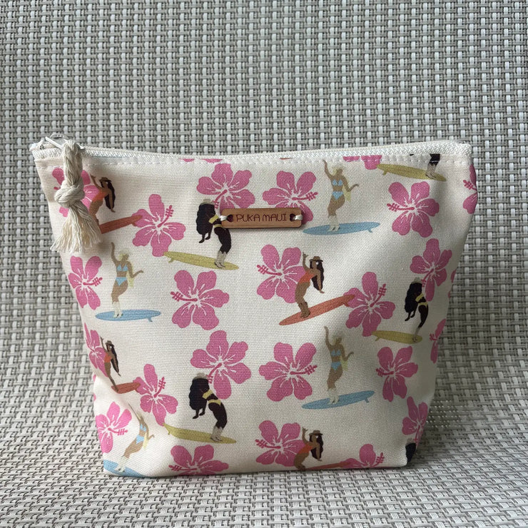 Surfing Cowgirl Standup Pouch