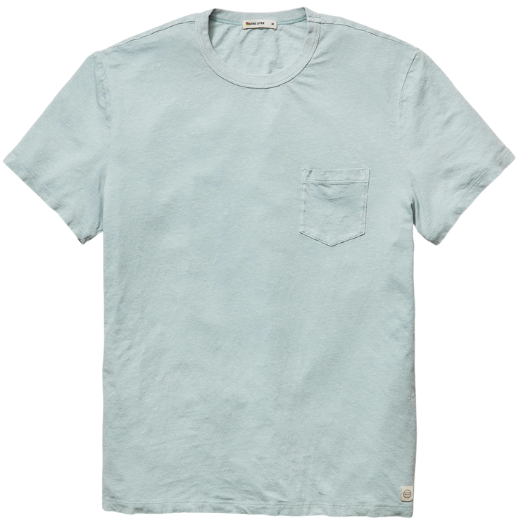 Relaxed Hemp Cotton Tee - Surf Spray